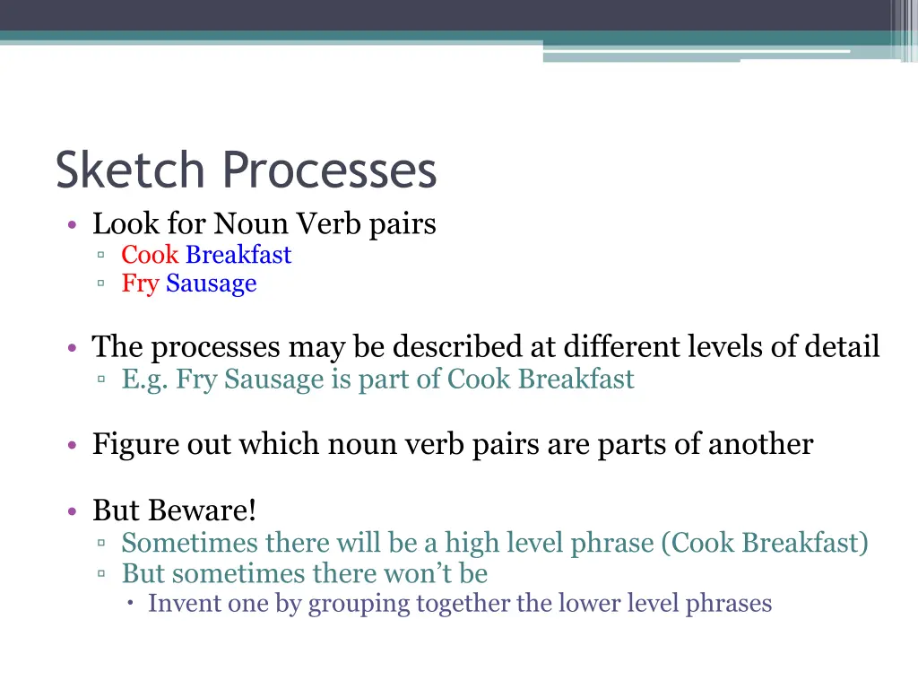 sketch processes
