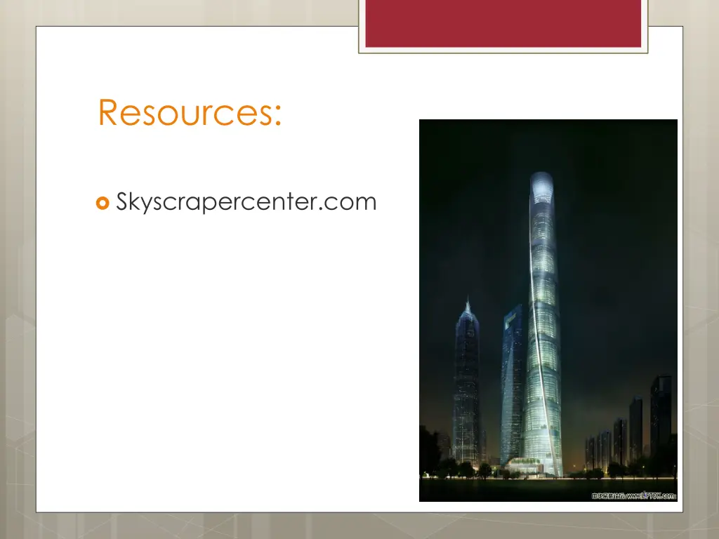 resources