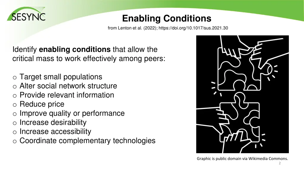 enabling conditions from lenton et al 2022 https