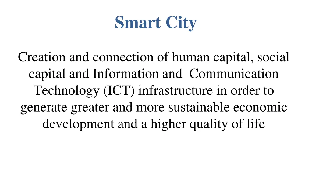 smart city