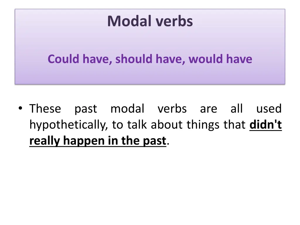 modal verbs