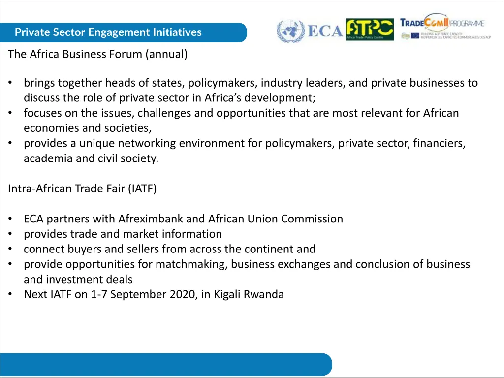 private sector engagement initiatives