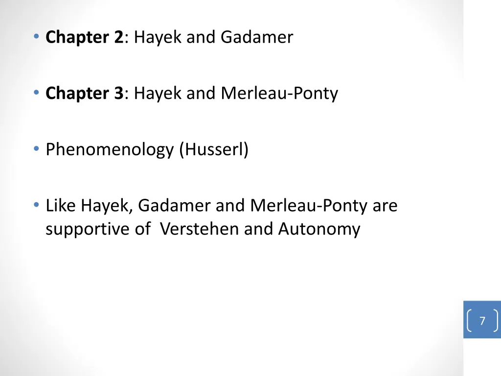 chapter 2 hayek and gadamer