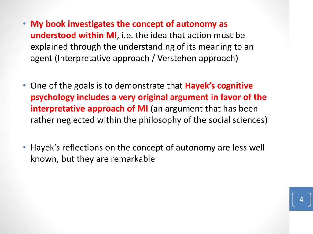 my book investigates the concept of autonomy