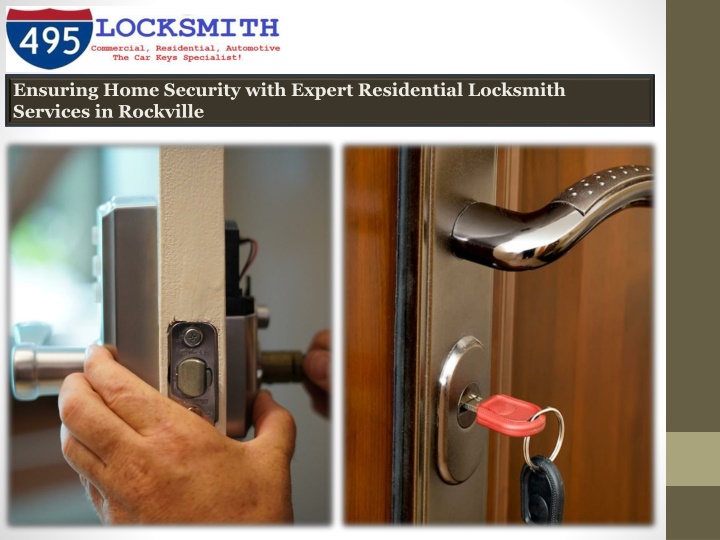 ensuring home security with expert residential