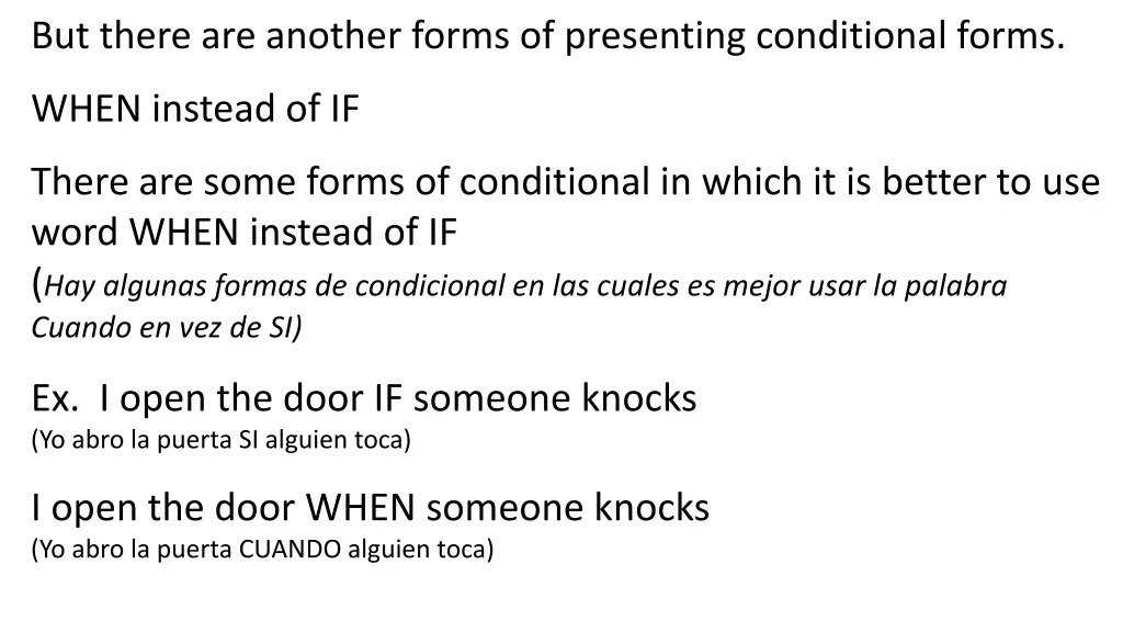 but there are another forms of presenting