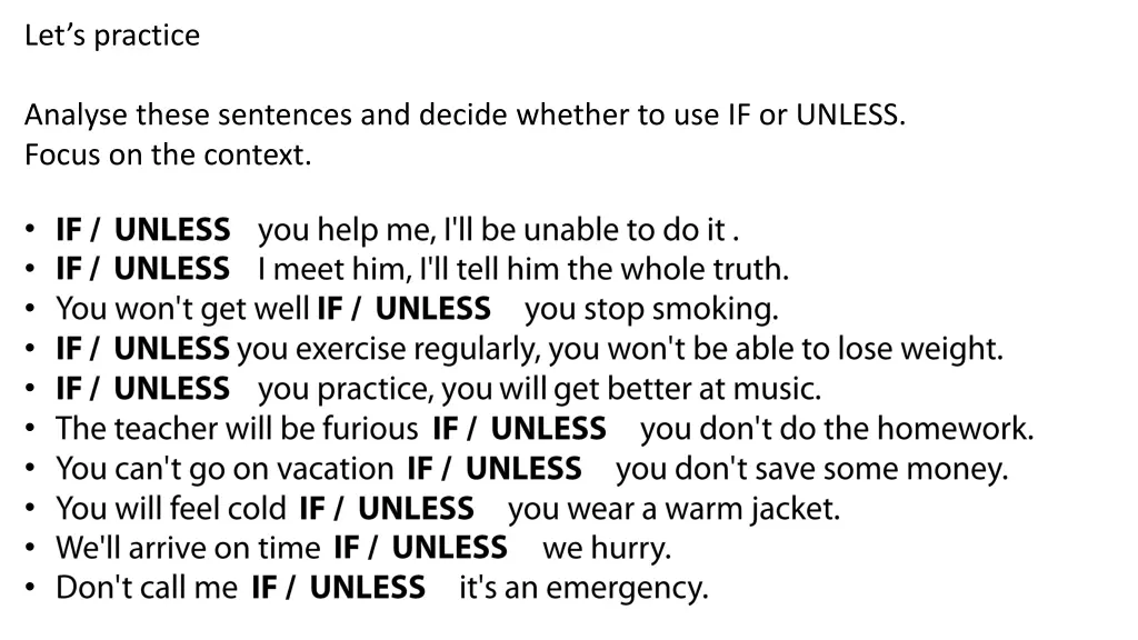 let s practice