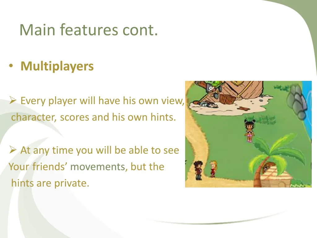 main features cont 1