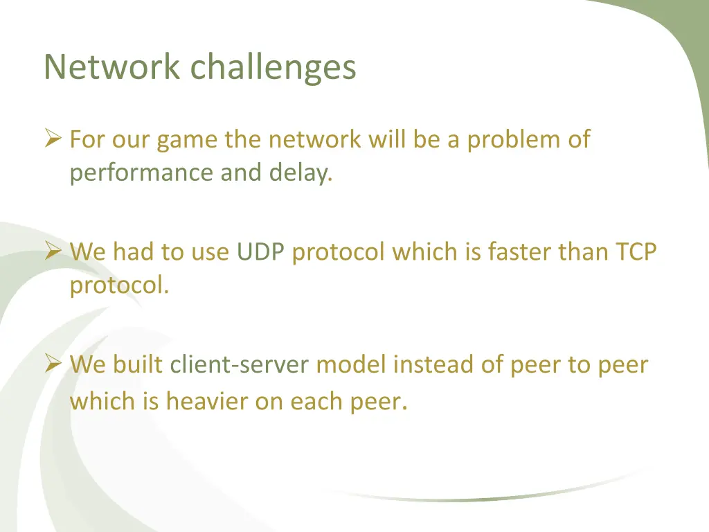 network challenges