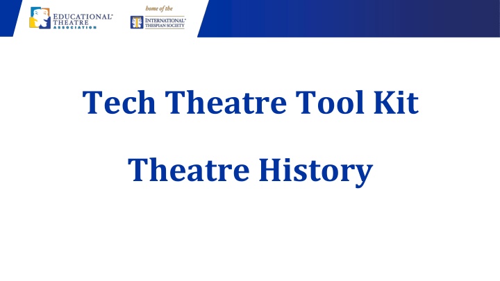tech theatre tool kit