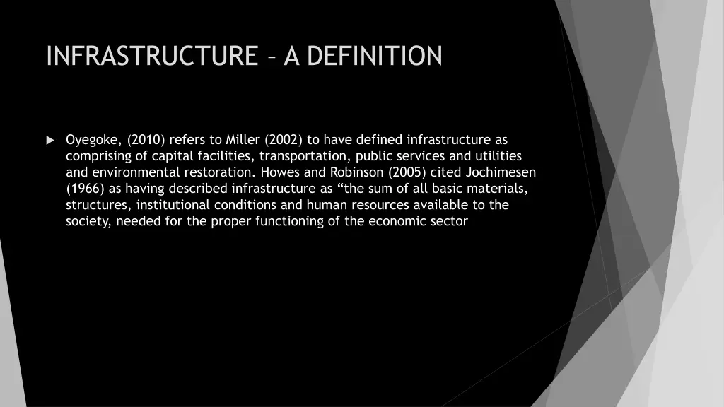 infrastructure a definition
