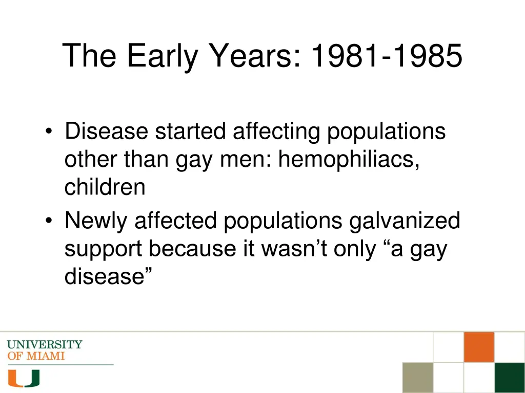 the early years 1981 1985 3