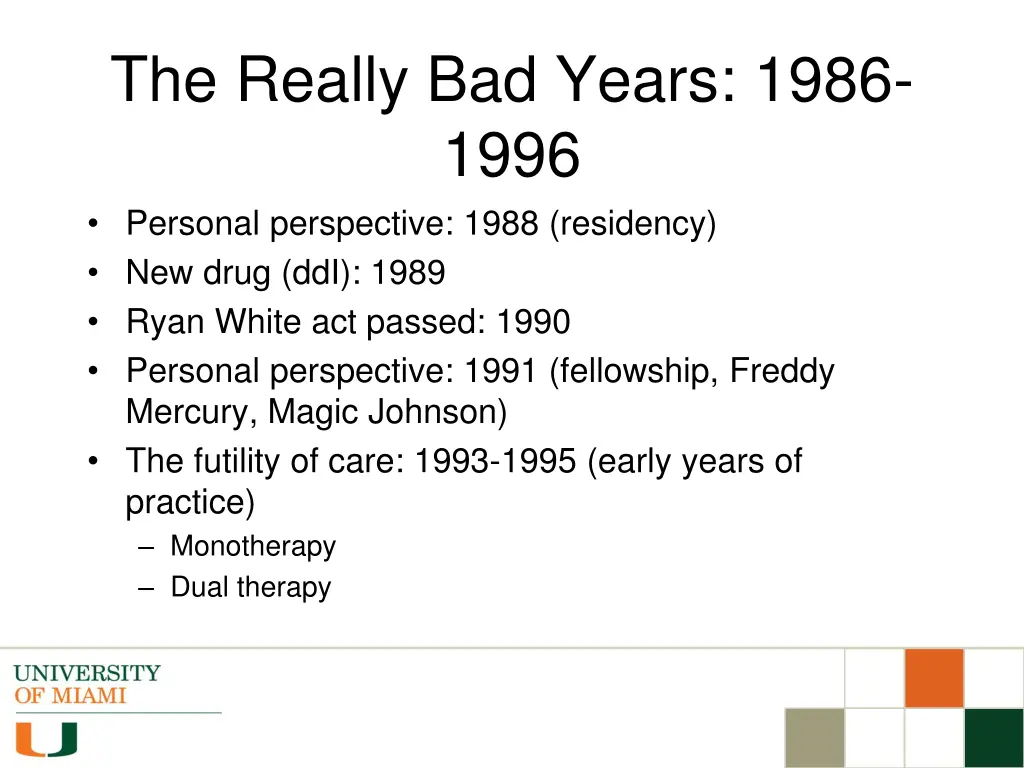 the really bad years 1986 1996 personal