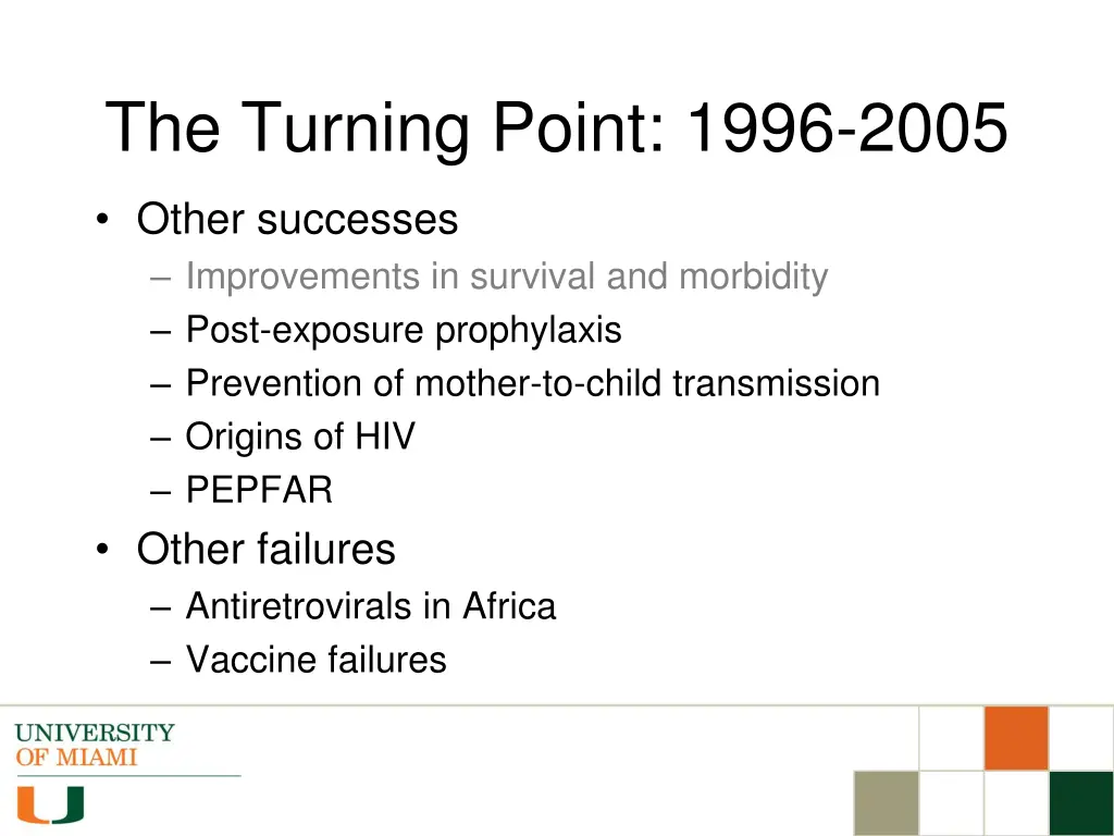 the turning point 1996 2005 2