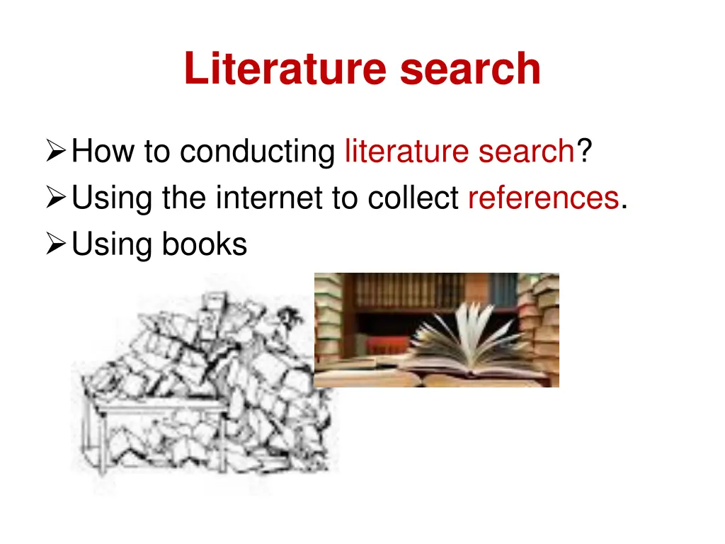 literature search