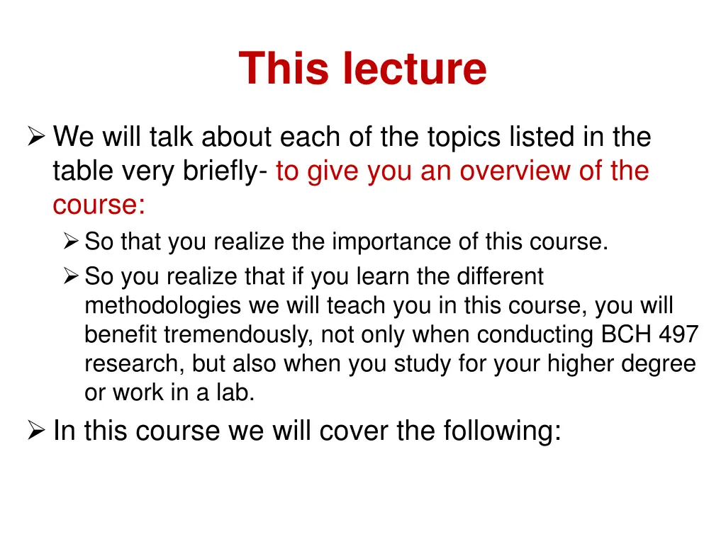 this lecture