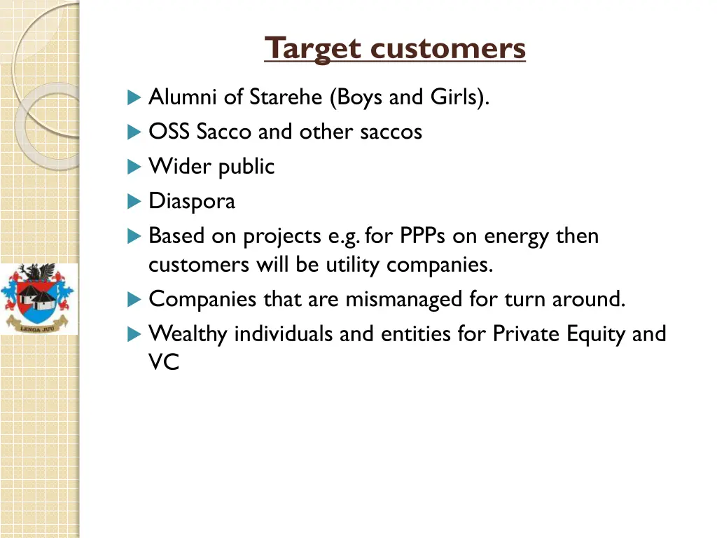 target customers