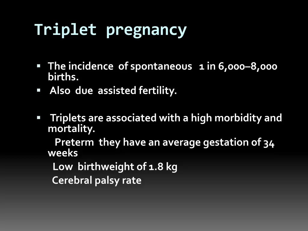 triplet pregnancy