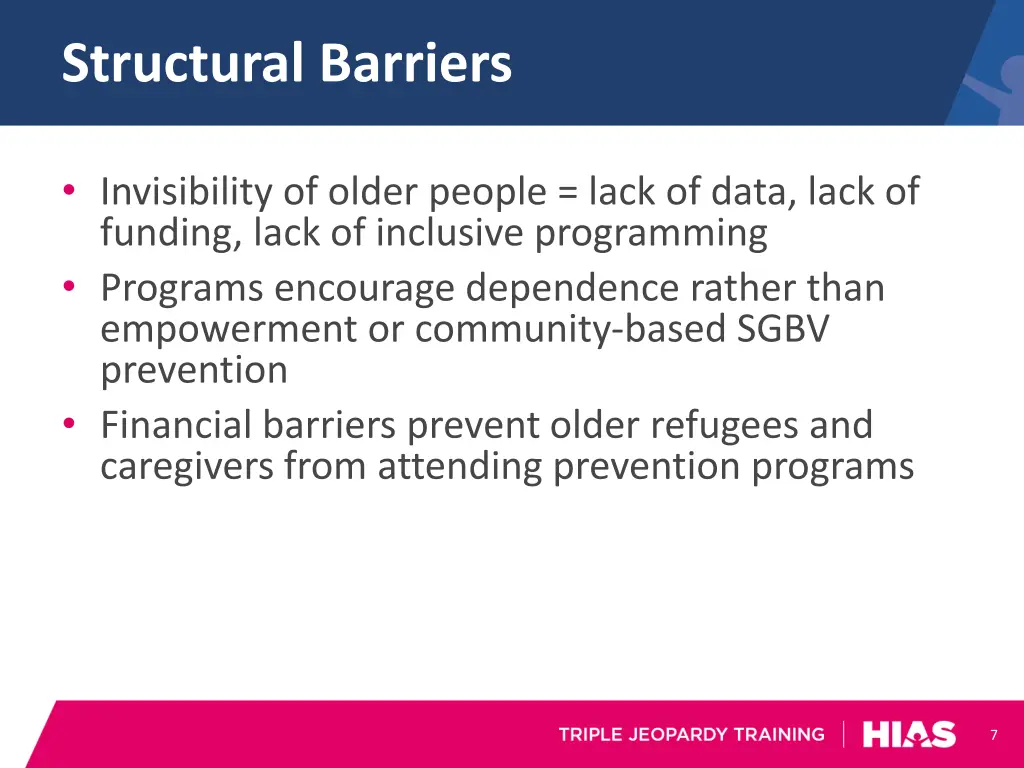 structural barriers