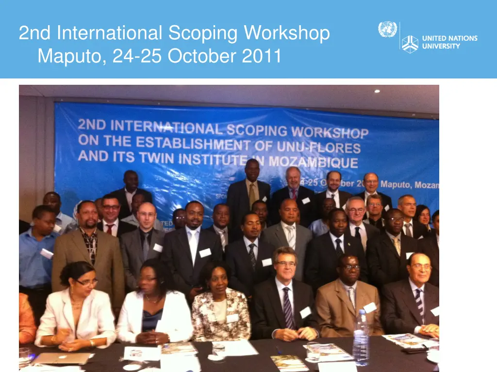 2nd international scoping workshop maputo