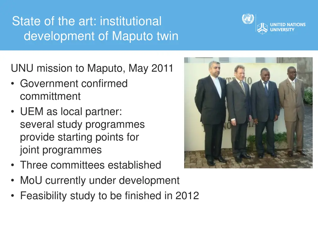 state of the art institutional development 1
