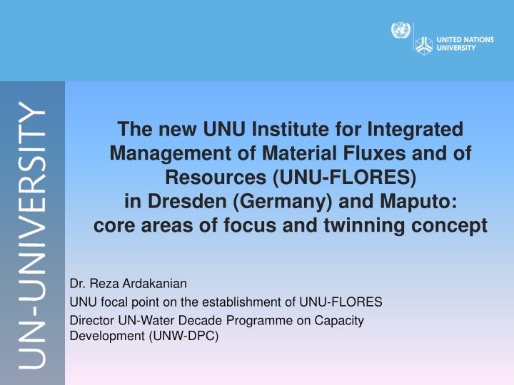the new unu institute for integrated management