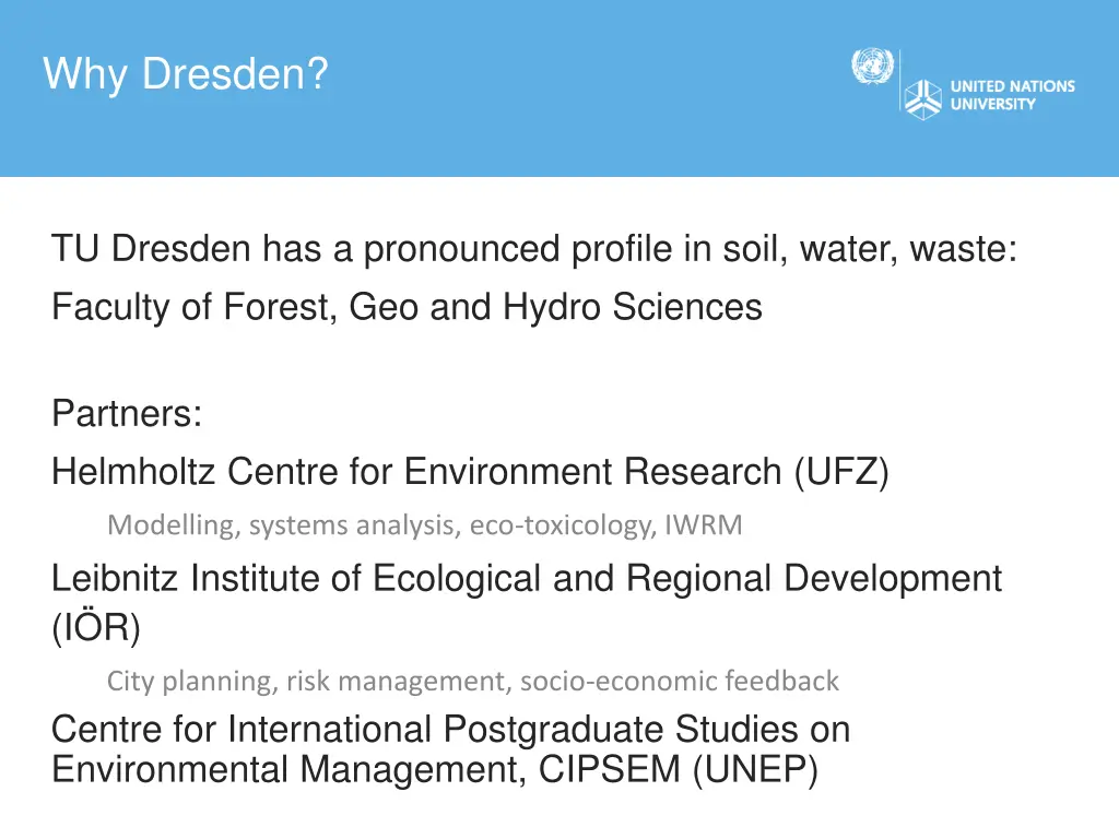 why dresden