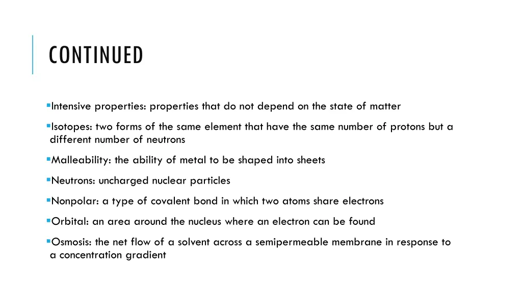 continued 7