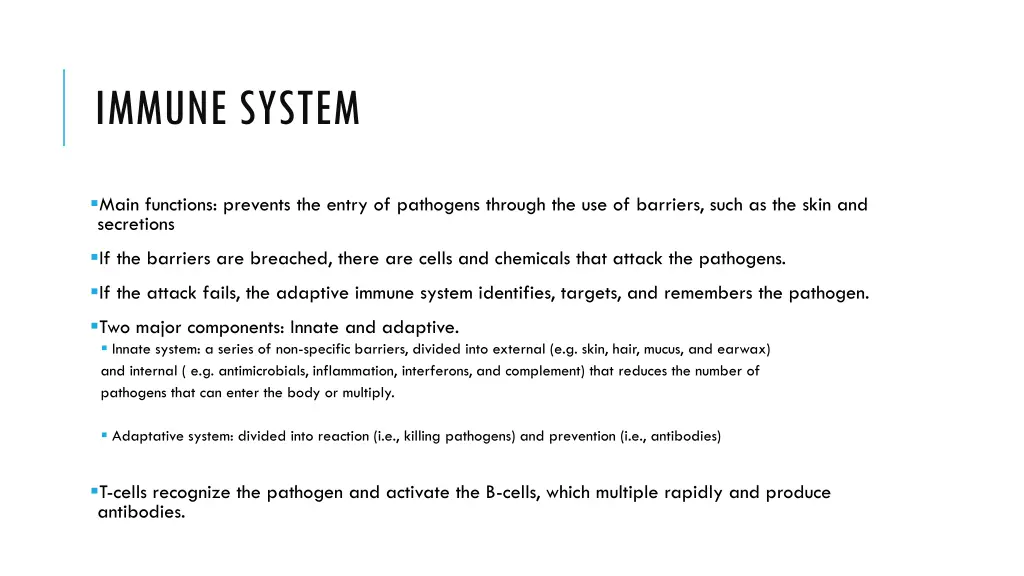 immune system