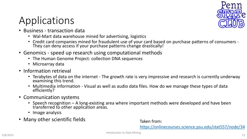 applications business transaction data wal mart