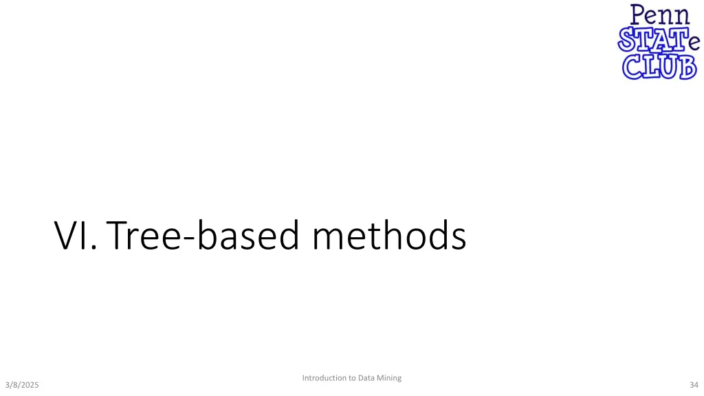 vi tree based methods