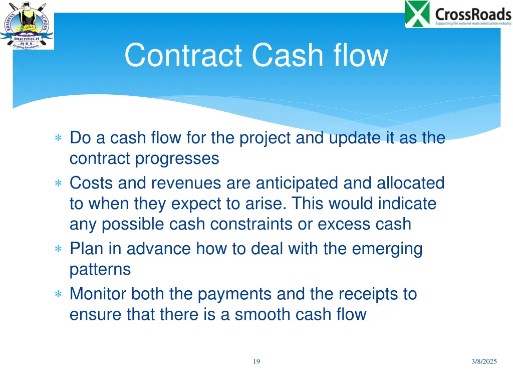contract cash flow