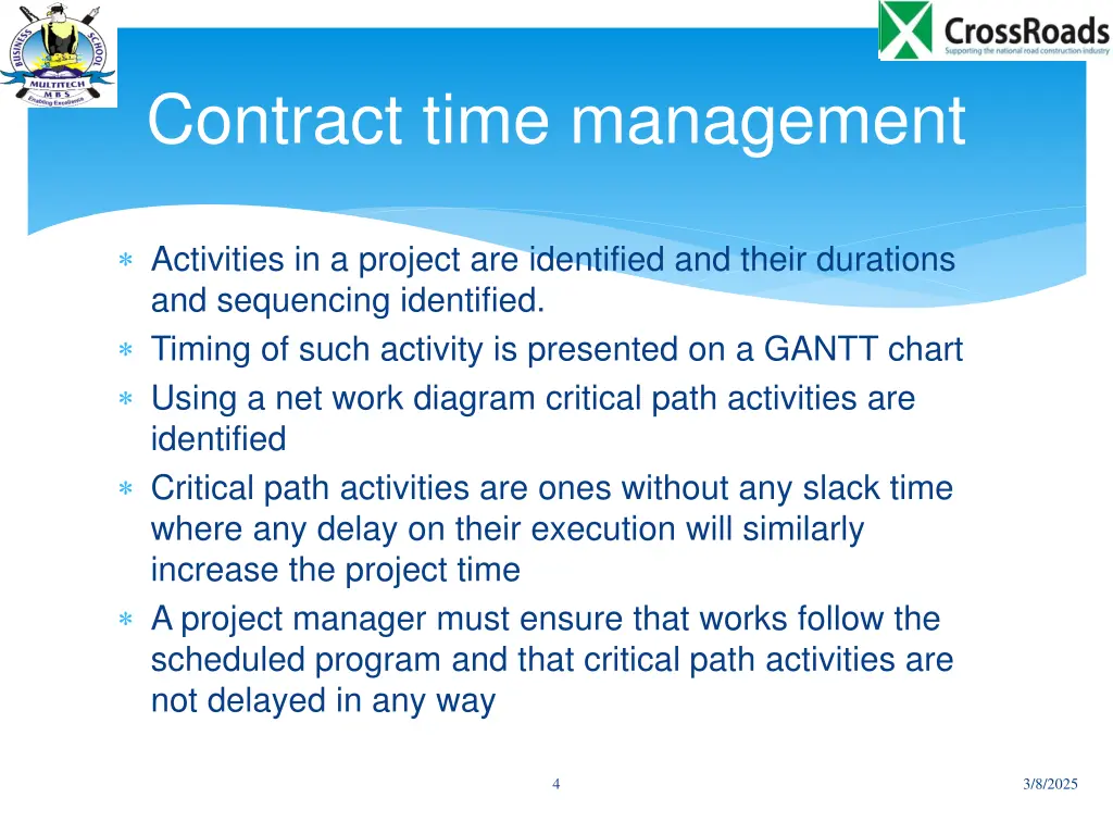 contract time management