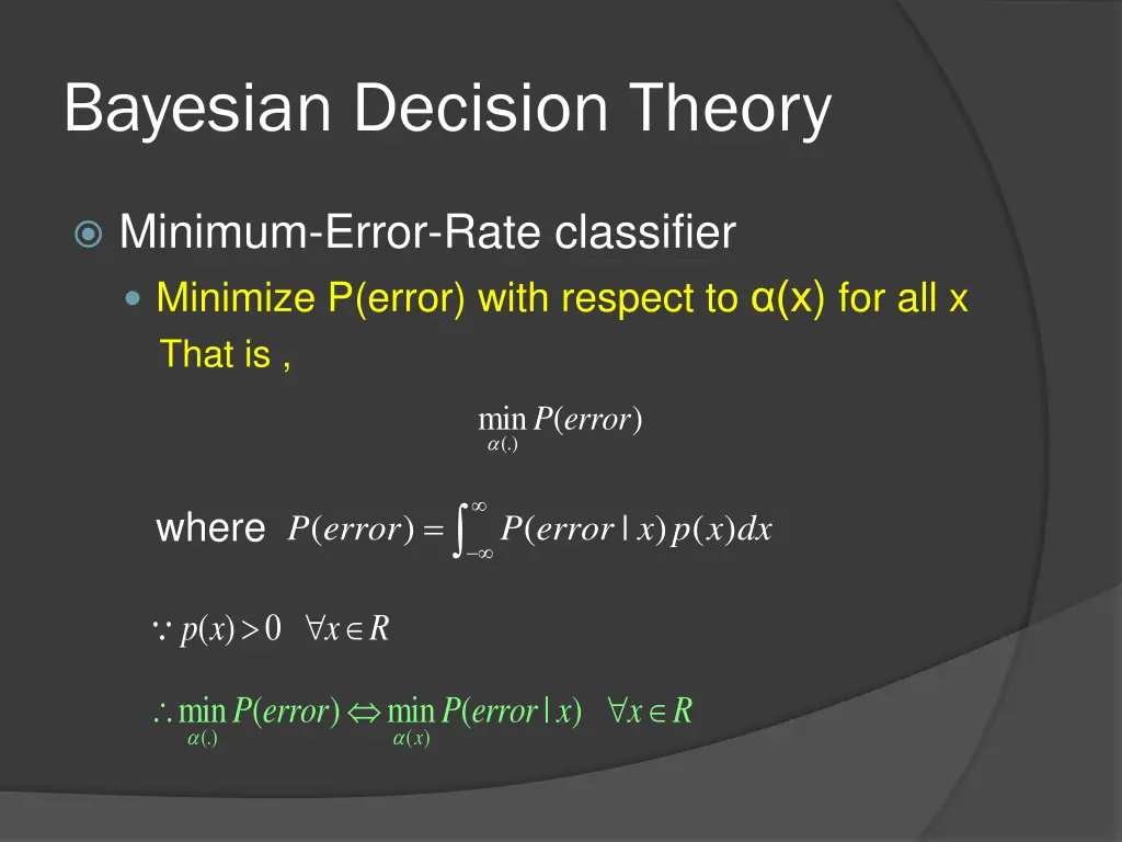 bayesian decision theory 1