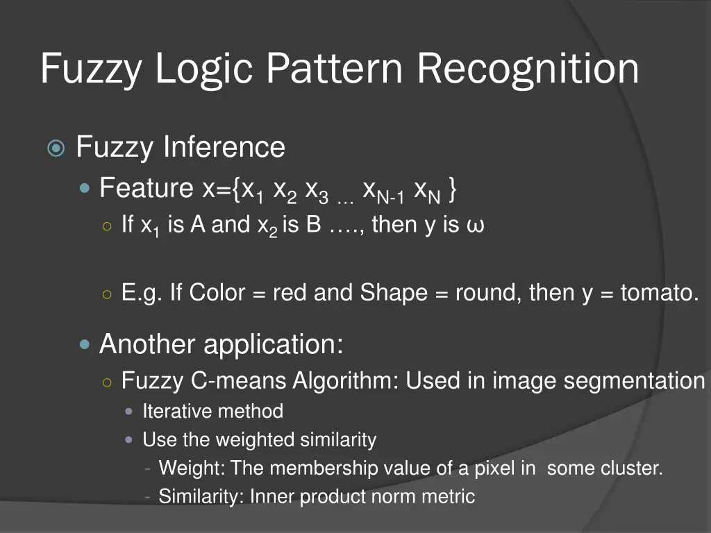 fuzzy logic pattern recognition 2