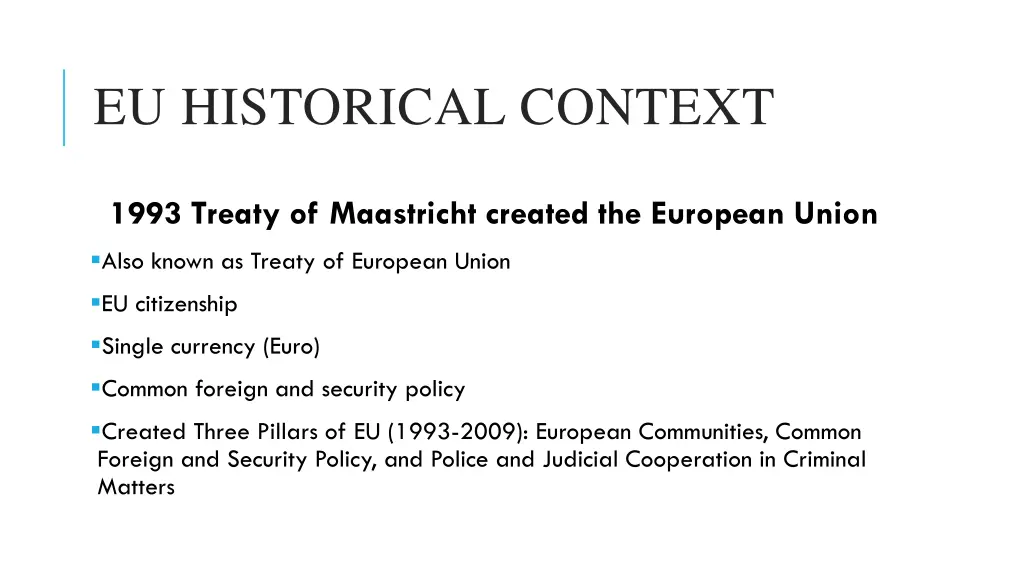 eu historical context