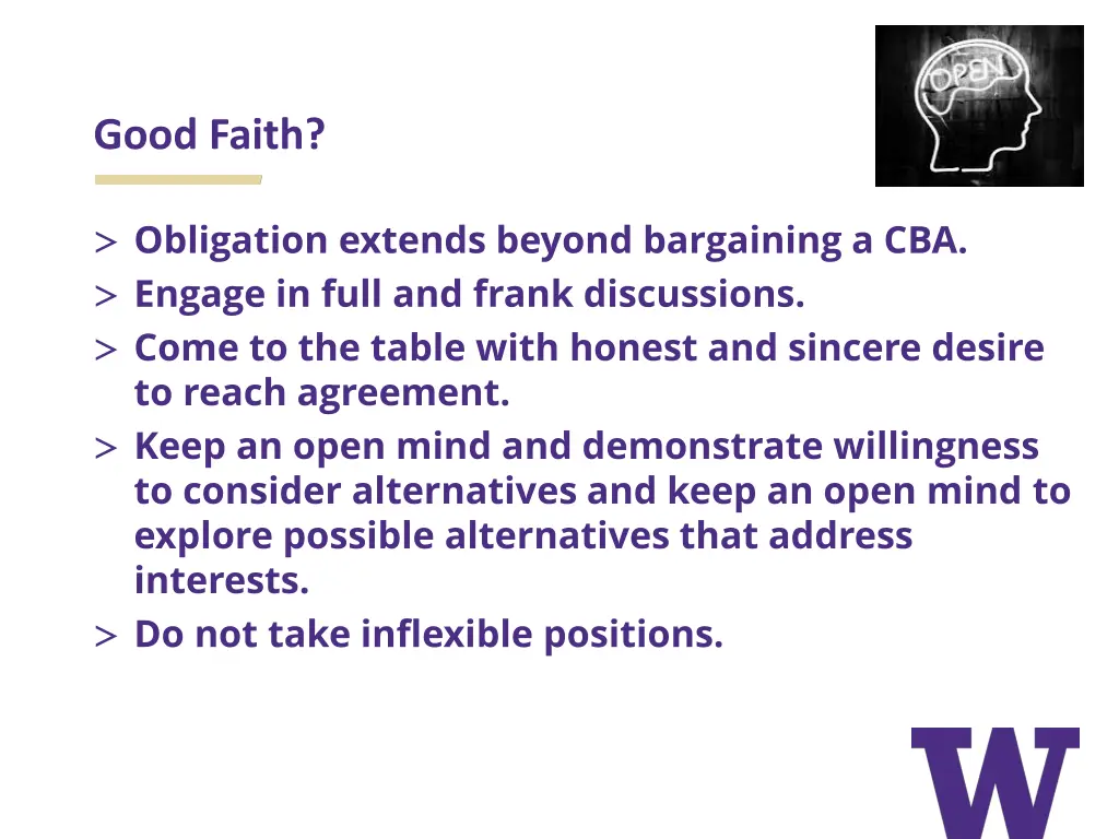 good faith