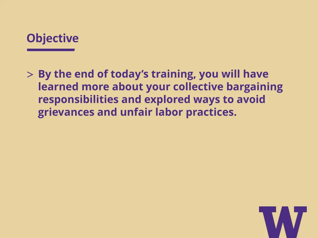 objective