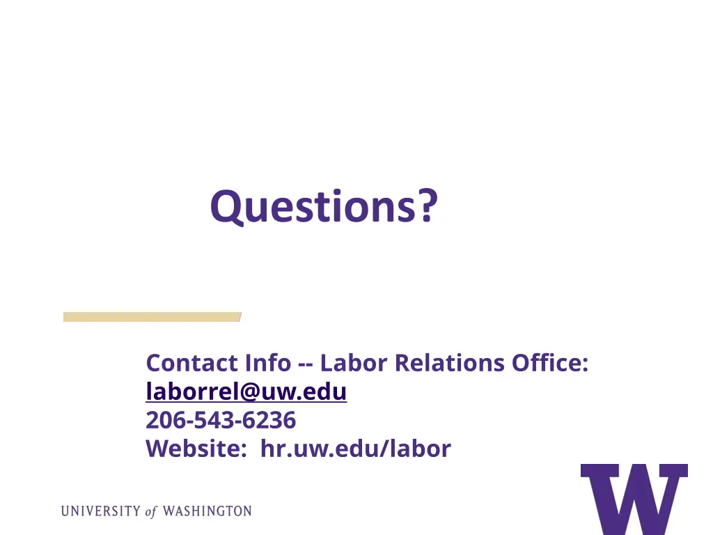 questions