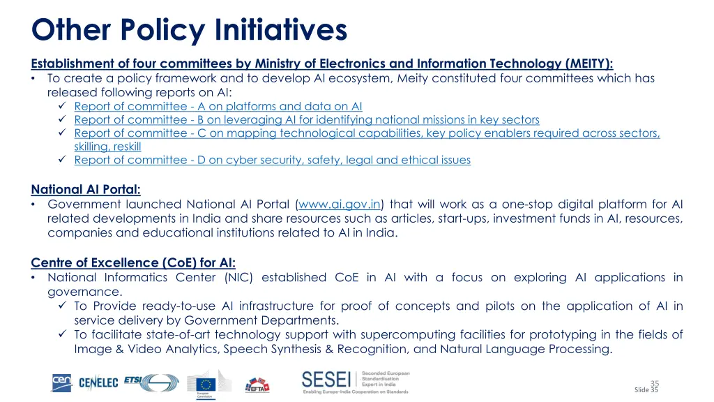 other policy initiatives 1