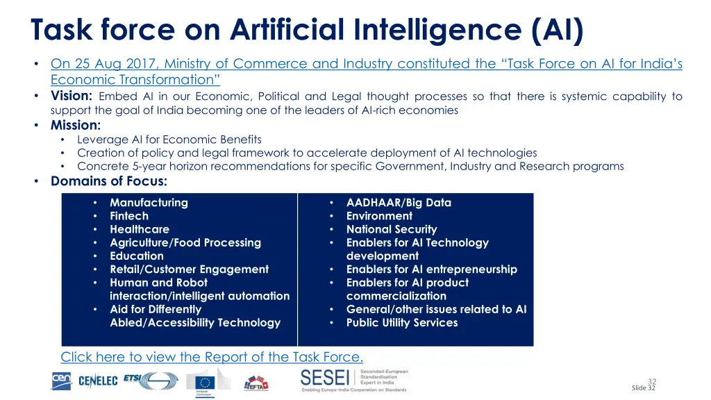 task force on artificial intelligence ai