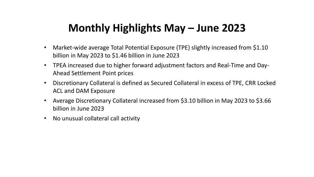 monthly highlights may june 2023