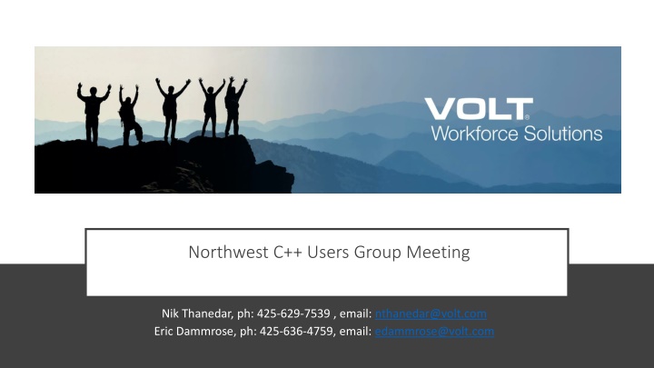 northwest c users group meeting