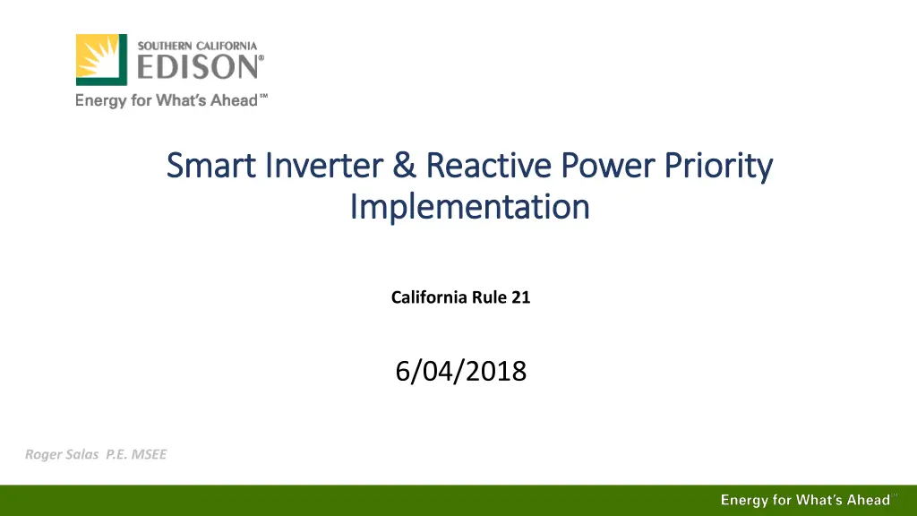 smart smart inverter reactive power priority 1