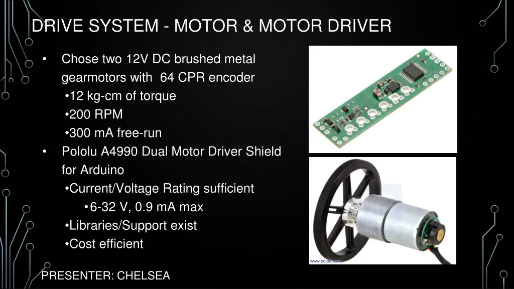 drive system motor motor driver