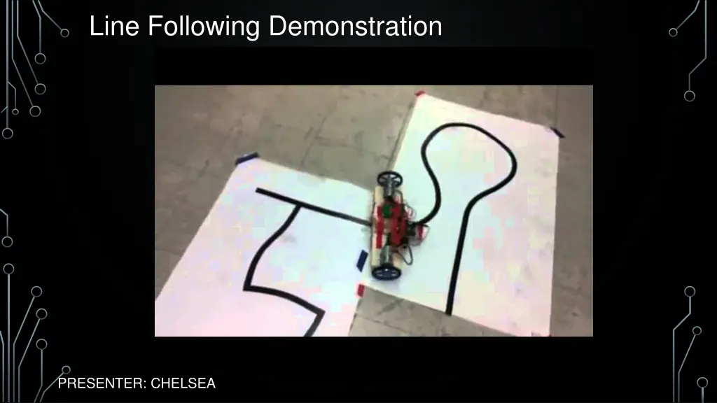 line following demonstration