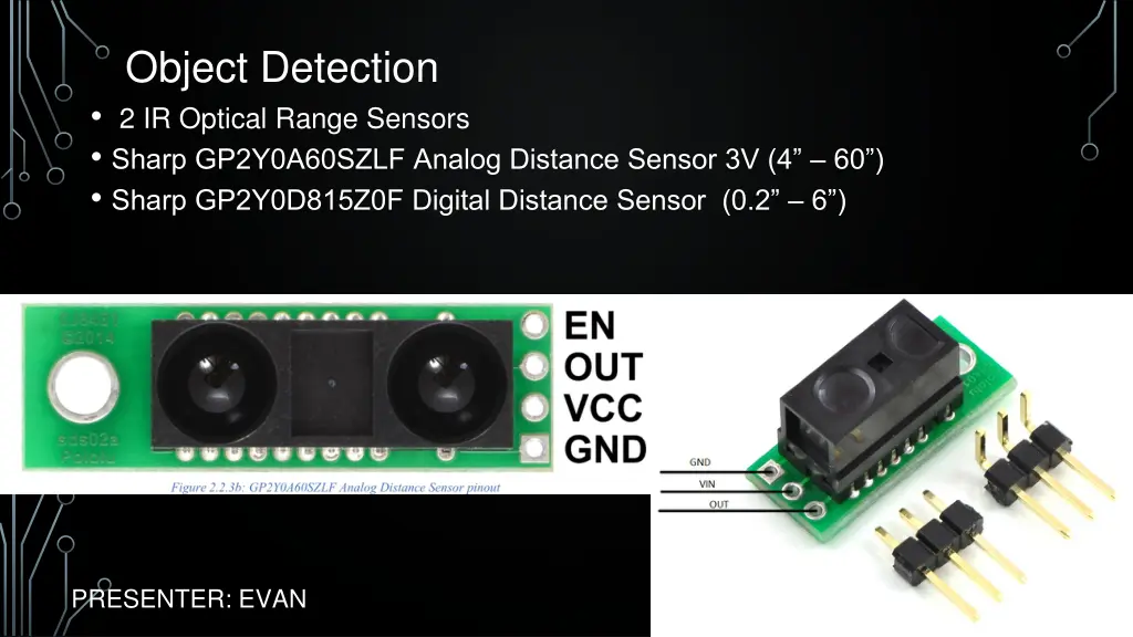object detection 2 ir optical range sensors sharp