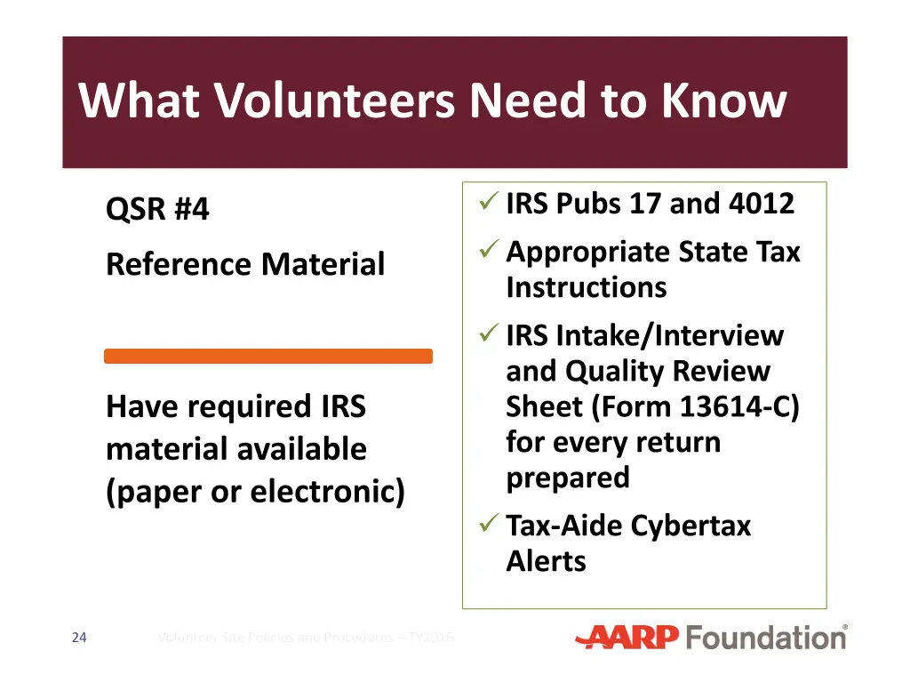 what volunteers need to know 3