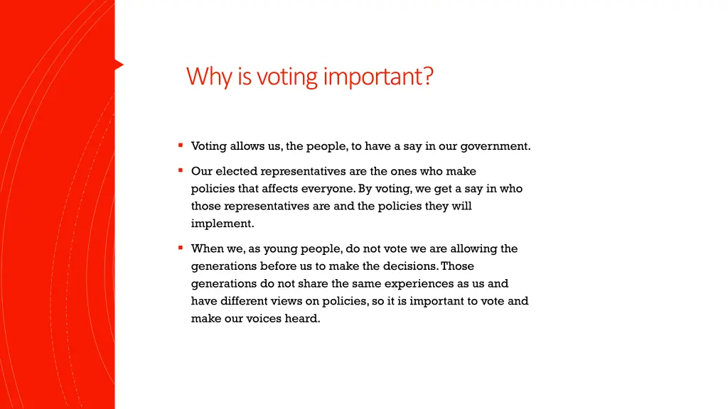 why is voting important