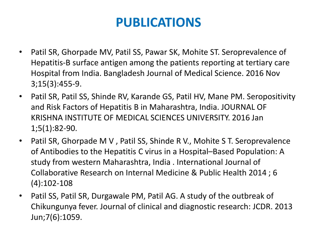 publications